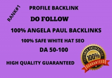 Get 100 High Authority SEO Profile Backlinks