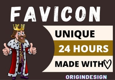 I will design favicon for you in 24h