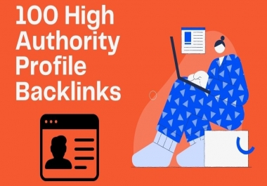 100 manually high authority profile backlinks