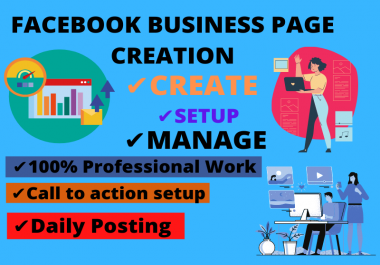 I will do impressive facebook business page and social media