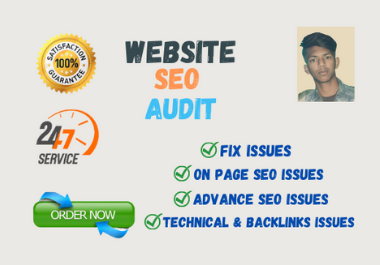 I Will create your complete Website SEO Audit Report Instantly