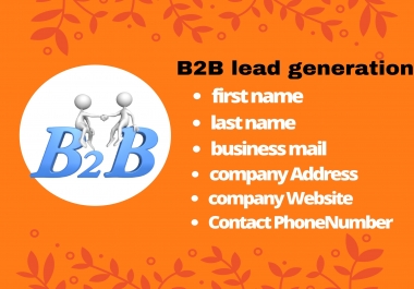 I will do 55 targeted Linkedin B2B lead generation