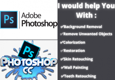 Fantastic Photoshop Services with unlimited Revisions