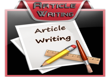 The best article writing ever.I can deliver you any article you want in any field of life, exclusive.