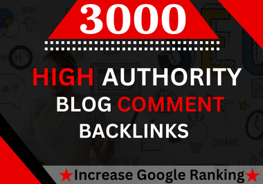 I will give you 3000 Blog Comment Seo Backlinks