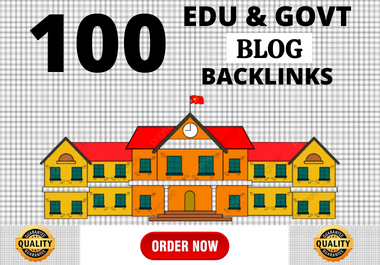 Provide 100 edu gov blog comment high quality backlinks