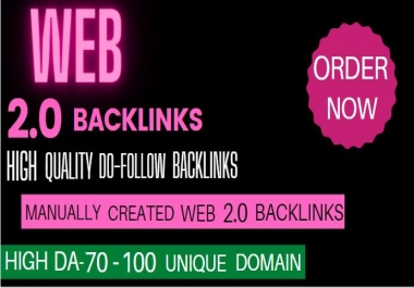I will do best web 2 0 backlinks manually