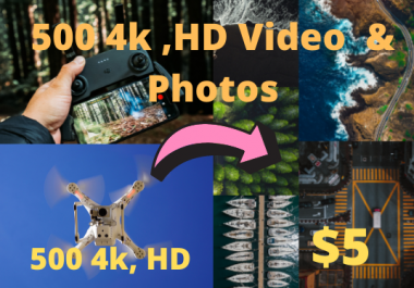 i will give you 500 drone footage video full HD, 4K resolution