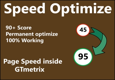 I will do WordPress website speed optimization 90+ Score