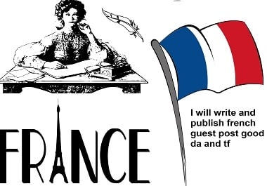 I will write and publish french guest post good DA and TF
