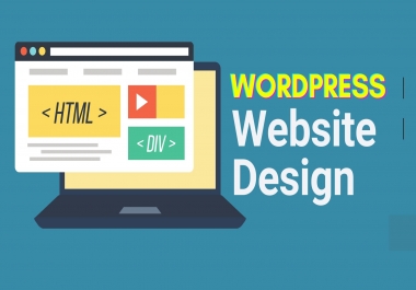 I will build modern WordPress website design