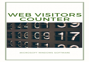 Easy web visitor counter for your website