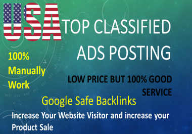 I Will Promote ON 100 classified Ads Posting for RANK