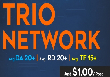 TRIO Links - The Real SERP Booster - Rank your site now