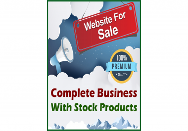 BUSINESS FOR SALE,  Complete Website With 525 Products For Sale + 12 GigaBytes of Digital Products