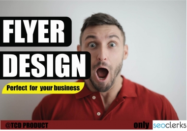I will Design professional flyer, poster and brochures.