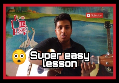 Beginners guitar lesson very easy to learn guitar in simple way