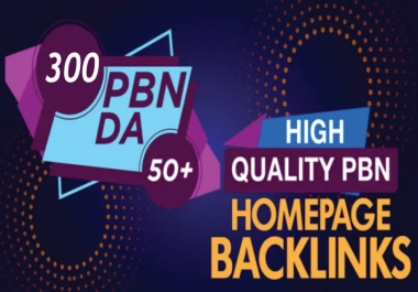Boost Your Website's Rankings with 300 High Quality DA50+ PBN Backlinks