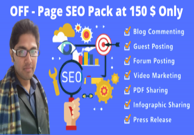 I will Mange your off page SEO service,  pro high quality backlinks