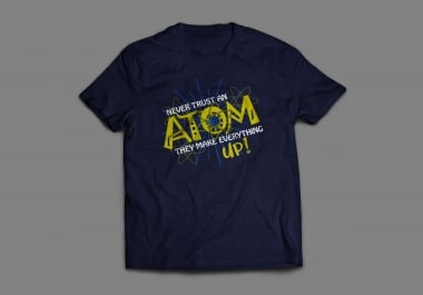 I am expert in making professional typography t-shirt design