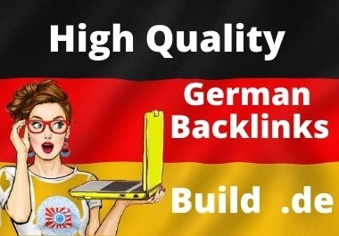 Create 25 permanent german high quality dofollow SEO backlinks