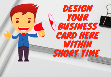 I will design personal business card