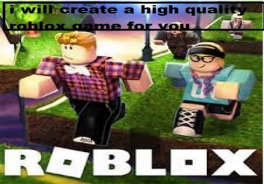 I will develop a high quality roblox game