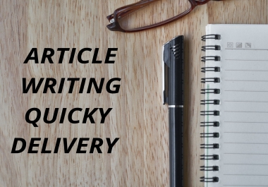 I will only write article for your business