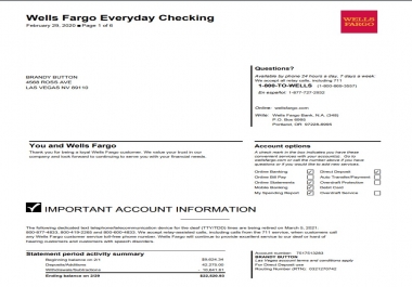 do any bank statement for ppp and sba loan