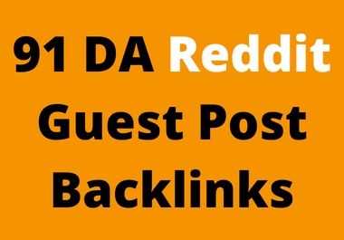 Great Offer 22 Reddit guest post backlinks