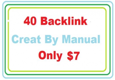 40 Backlink Create Manually By SeoExpert233