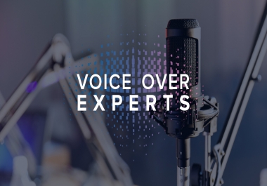 Voice Over Expert In Any Languages