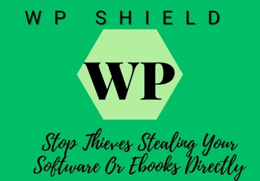 WP shield,  stop stealing software and e-books,  windows software
