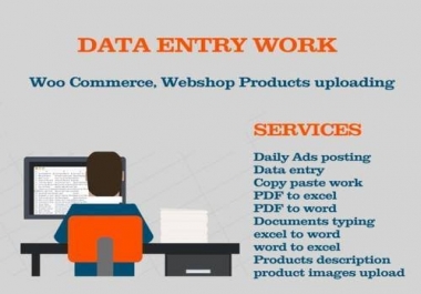 I'm a professional data entry operator