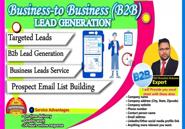 I will do B2B lead generation email address,  contract details of Similar business