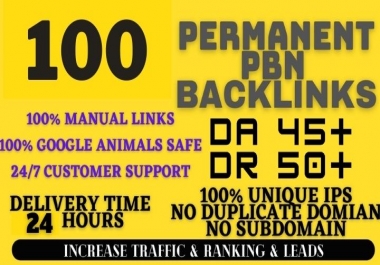 manually Create and provide you Do follow PBN backlink on High authority sites