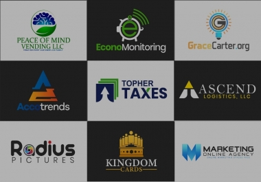 I will make a creative unique and minimalist logo for your business/company/website