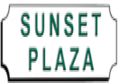 One Back Link on Sunset Plaza Website.
