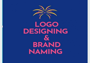 I ll create logo designs and brand names