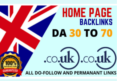 I will providing. CO. UK Do-follow Backlinks