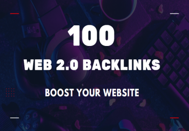 I will create 100 high da web 2.0 blog backlinks manually