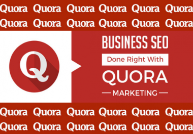 I will do promote your website with 10 quora answer backlinks