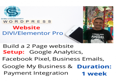 Build an interactive and responsive website with either DIVI or Elementor Pro