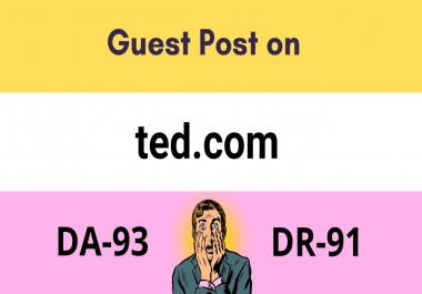 Get a do follow guest post from one of the massive traffic website with DA-93 & DR-91