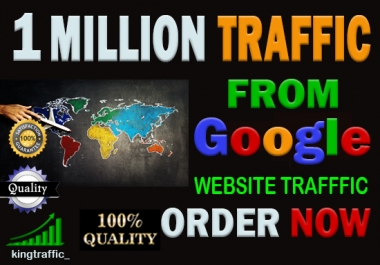 1 Million Active High Quality Organic Website Traffic From Google