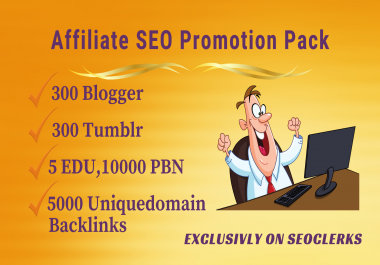 Affiliate SEO Promo- Get 12 Million backlinks from blogger,  tumblr,  blogs,  weebly,  Web 2.0 sites