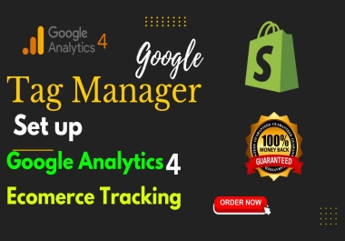I will setup google analytics 4 conversion API fix shopify tag manager