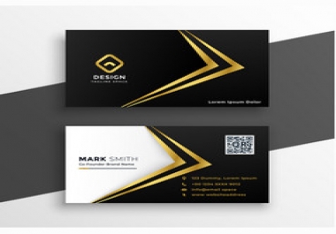 I will provide unique luxury business card