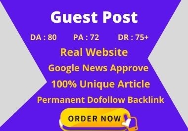 I will do a guest post google news approval site for your business