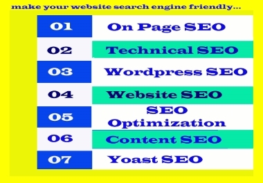 I Will Do Complete Word-press on page SEO Optimization